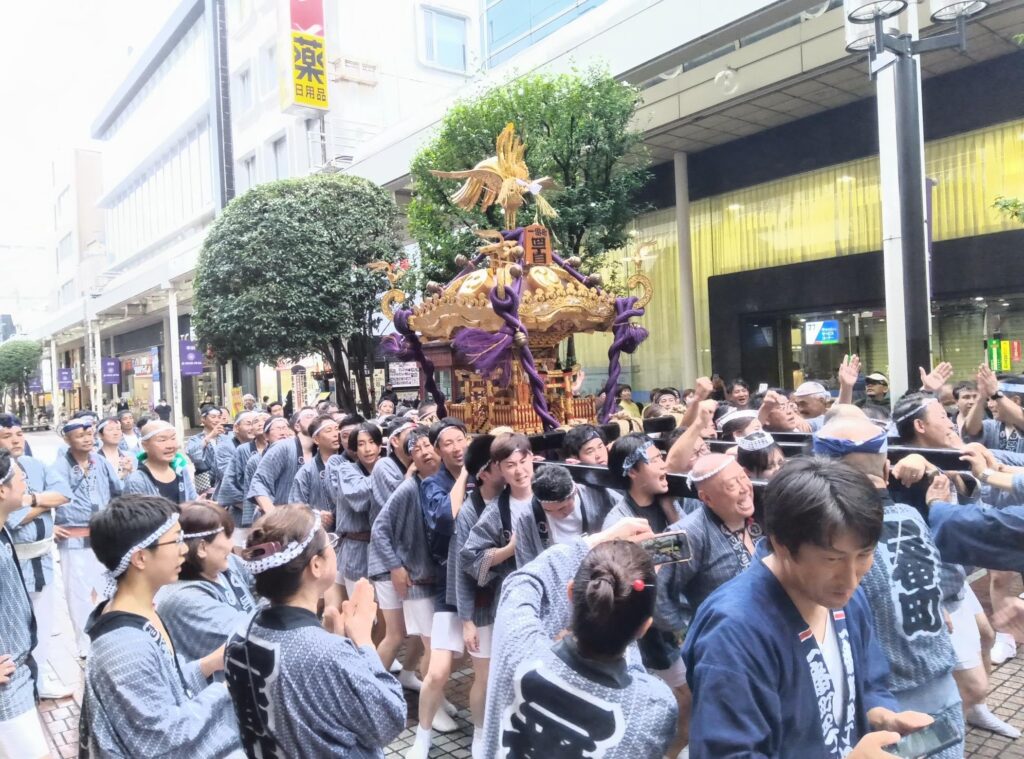 金蛇水神社一番町分霊社の夏祭り